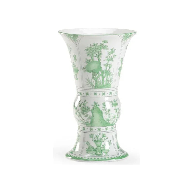 Oriental Hand Painted Porcelain Vase - LOOMLAN - Chelsea House - Vases & Jars