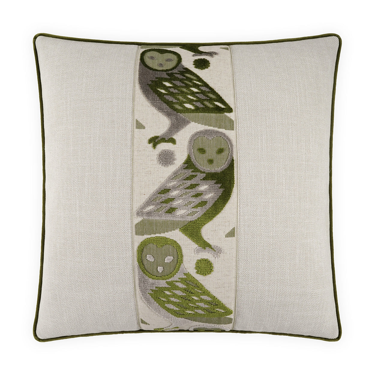 Otus Handcrafted Throw Pillow
