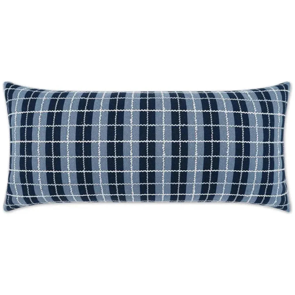 Outdoor Ando Lumbar Pillow - Azure-Outdoor Pillows-D.V. Kap-LOOMLAN
