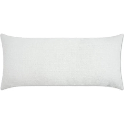 Outdoor Ashmolton Lumbar Pillow - White-Outdoor Pillows-D.V. Kap-LOOMLAN