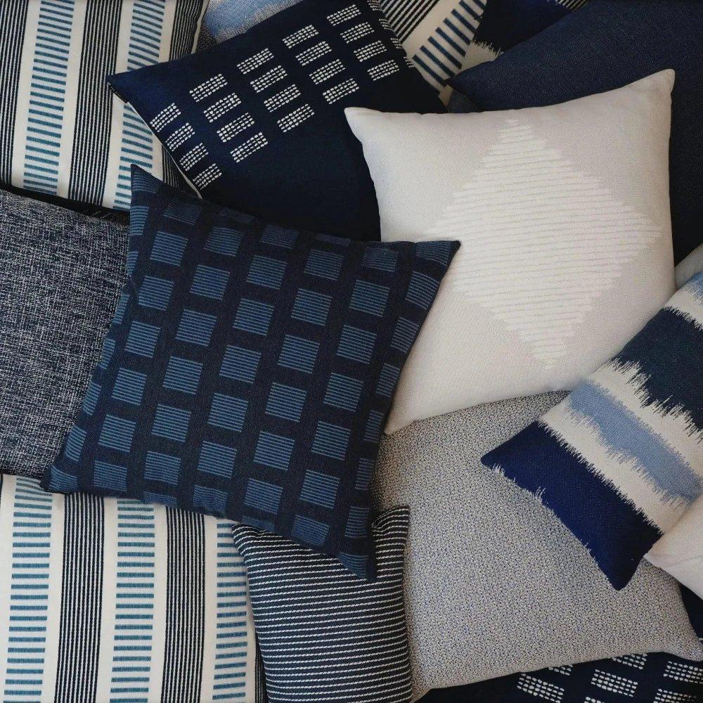 Outdoor Awaken Pillow - Indigo-Outdoor Pillows-D.V. Kap-LOOMLAN