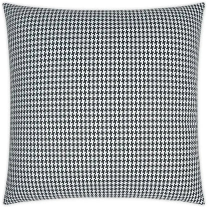 Outdoor Bedford Pillow - Black-Outdoor Pillows-D.V. Kap-LOOMLAN