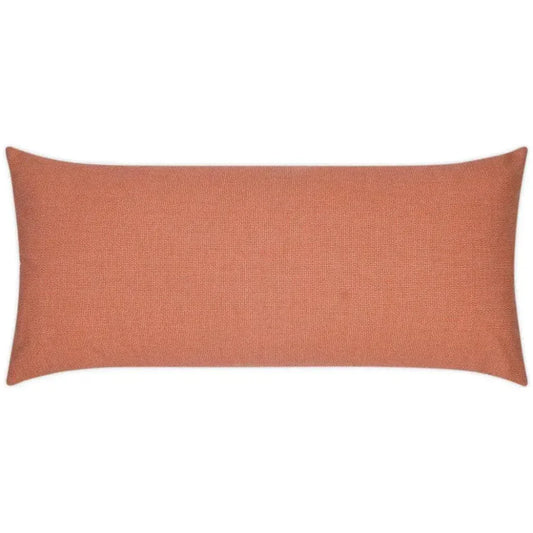 Outdoor Bliss Lumbar Pillow - Guava-Outdoor Pillows-D.V. Kap-LOOMLAN