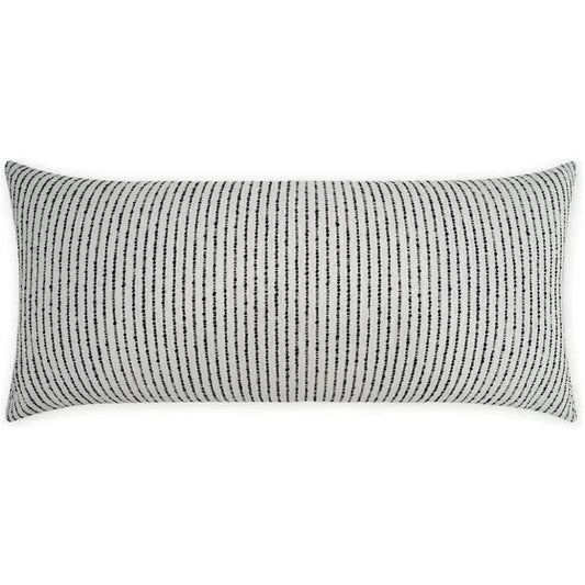 Outdoor Burson Lumbar Pillow - Domino-Outdoor Pillows-D.V. Kap-LOOMLAN