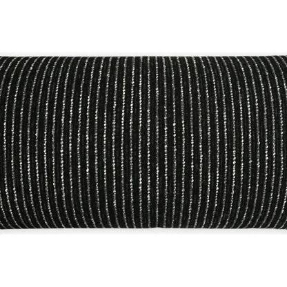 Outdoor Burson Lumbar Pillow - Onyx-Outdoor Pillows-D.V. Kap-LOOMLAN