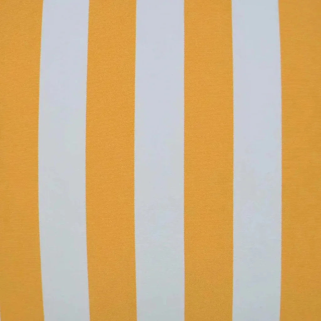 Outdoor Café Stripe Pillow - Yellow-Outdoor Pillows-D.V. Kap-LOOMLAN