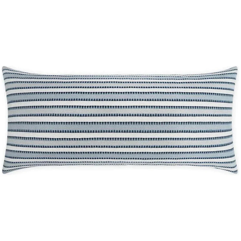 Outdoor Calica Lumbar Pillow - Azure-Outdoor Pillows-D.V. Kap-LOOMLAN