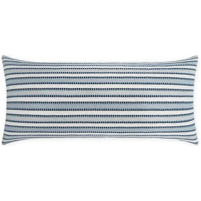 Outdoor Calica Lumbar Pillow - Azure-Outdoor Pillows-D.V. Kap-LOOMLAN