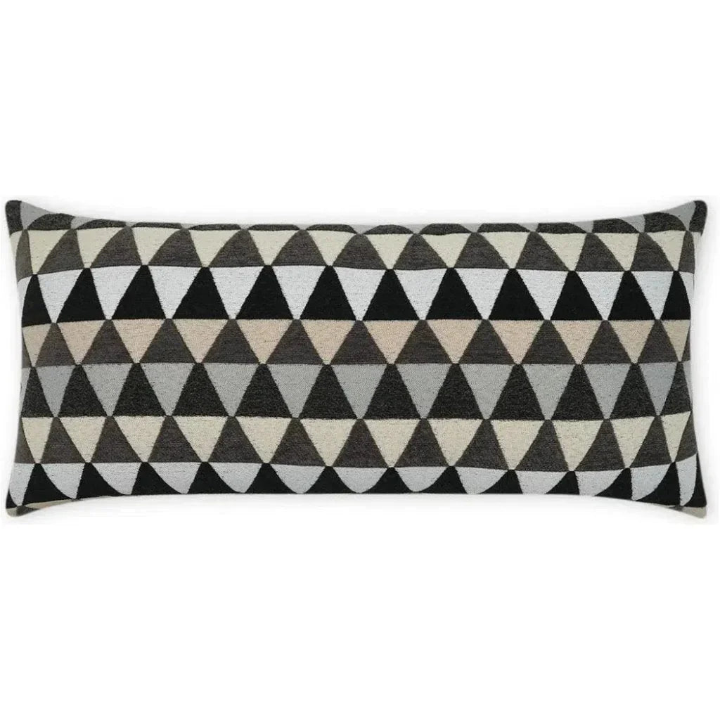 Outdoor Centenal Lumbar Pillow - Charcoal-Outdoor Pillows-D.V. Kap-LOOMLAN