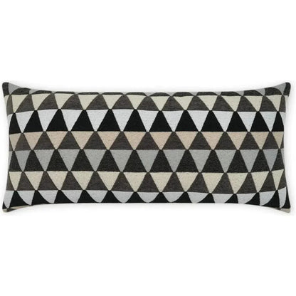 Outdoor Centenal Lumbar Pillow - Charcoal-Outdoor Pillows-D.V. Kap-LOOMLAN