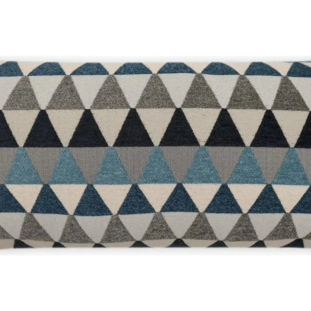 Outdoor Centenal Lumbar Pillow - Indigo-Outdoor Pillows-D.V. Kap-LOOMLAN