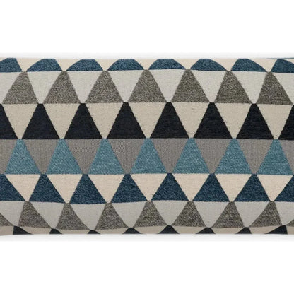Outdoor Centenal Lumbar Pillow - Indigo-Outdoor Pillows-D.V. Kap-LOOMLAN