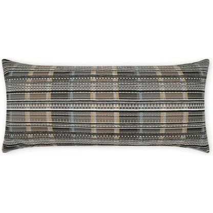 Outdoor Conch Lumbar Pillow - Zinc-Outdoor Pillows-D.V. Kap-LOOMLAN