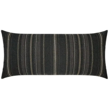 Outdoor Copeland Lumbar Pillow - Onyx-Outdoor Pillows-D.V. Kap-LOOMLAN
