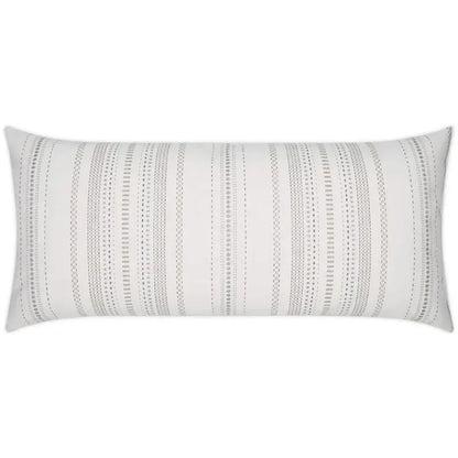 Outdoor Copeland Lumbar Pillow - Salt-Outdoor Pillows-D.V. Kap-LOOMLAN