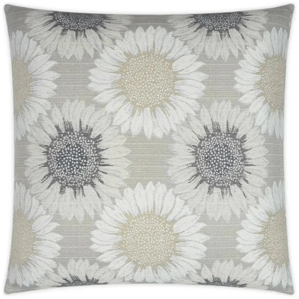 Outdoor Daisy Chain Pillow - Sand-Outdoor Pillows-D.V. Kap-LOOMLAN