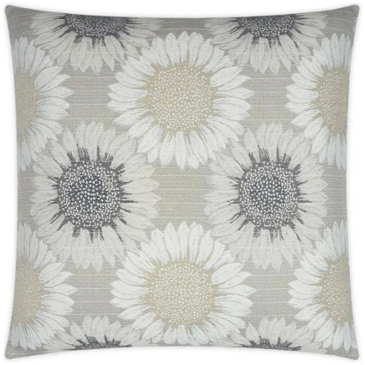 Outdoor Daisy Chain Pillow - Sand-Outdoor Pillows-D.V. Kap-LOOMLAN
