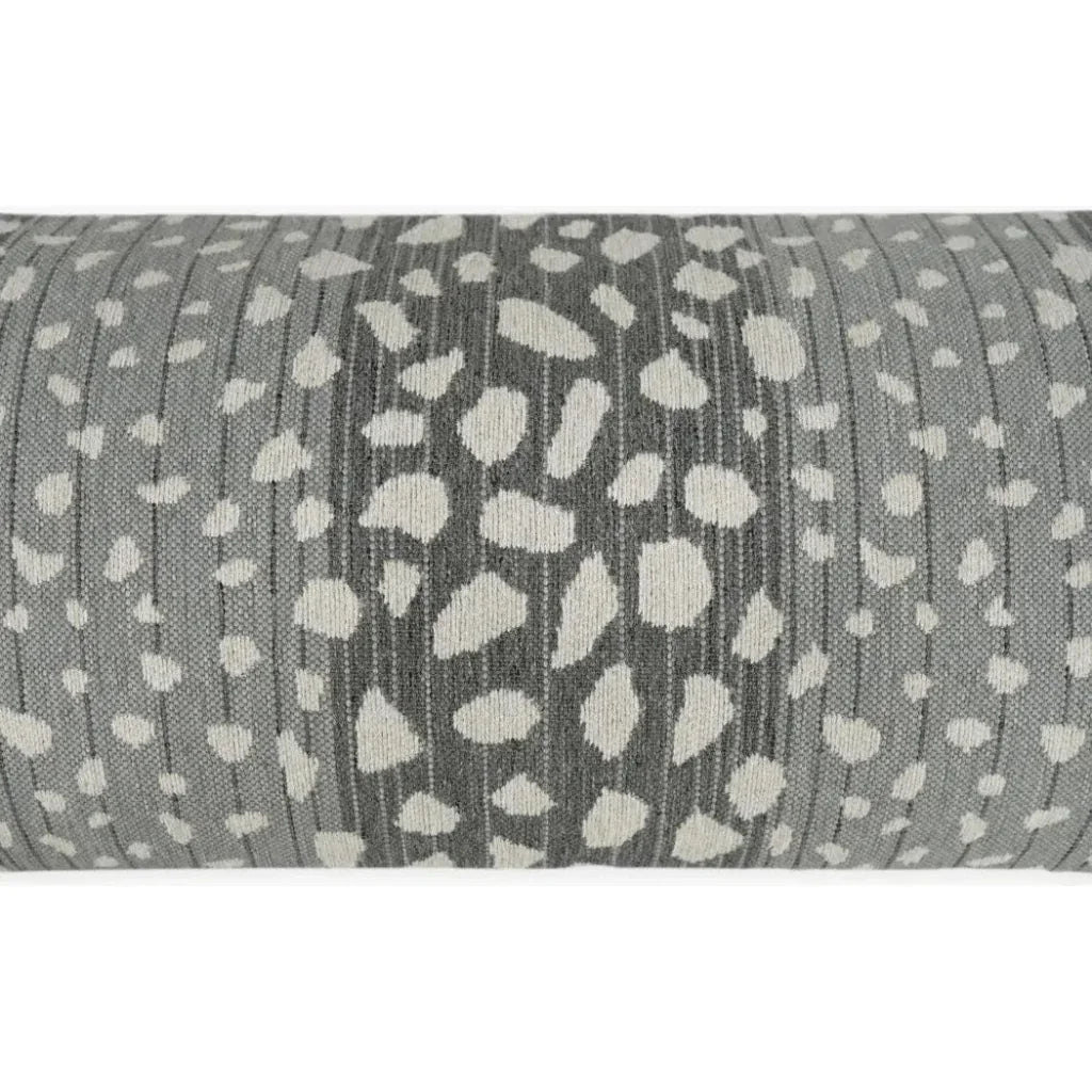 Outdoor Deerskin Lumbar Pillow - Flannel-Outdoor Pillows-D.V. Kap-LOOMLAN