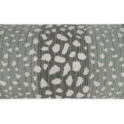 Outdoor Deerskin Lumbar Pillow - Flannel-Outdoor Pillows-D.V. Kap-LOOMLAN