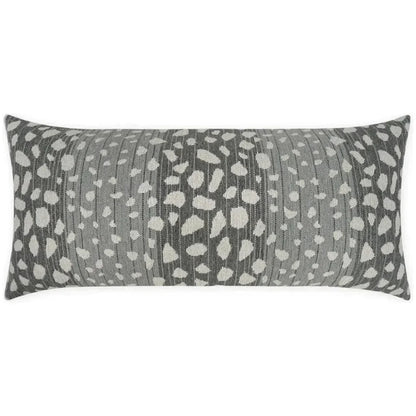 Outdoor Deerskin Lumbar Pillow - Flannel-Outdoor Pillows-D.V. Kap-LOOMLAN