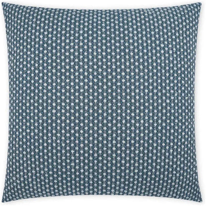 Outdoor Dot Dash Pillow - Blue-Outdoor Pillows-D.V. Kap-LOOMLAN