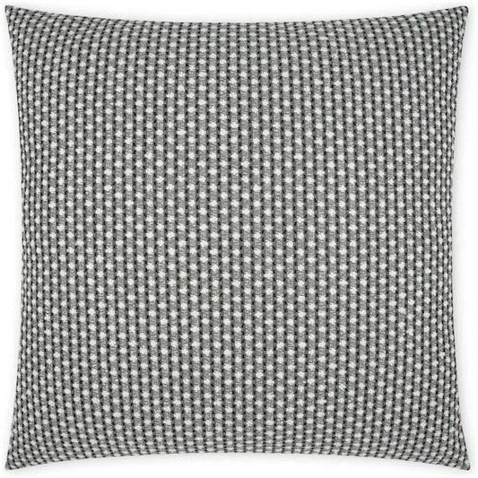 Outdoor Dot Dash Pillow - Grey-Outdoor Pillows-D.V. Kap-LOOMLAN