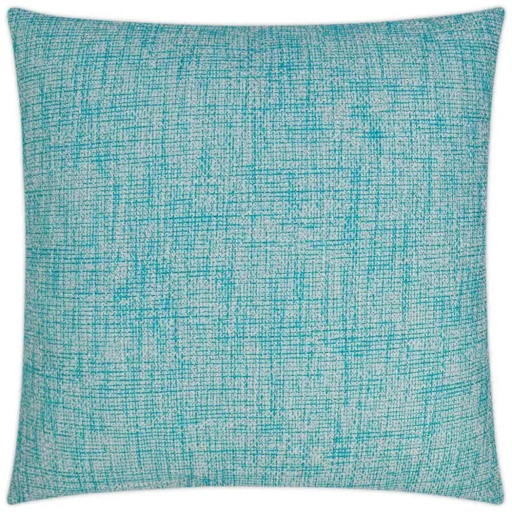 Outdoor Double Trouble Pillow - Turquoise-Outdoor Pillows-D.V. Kap-LOOMLAN