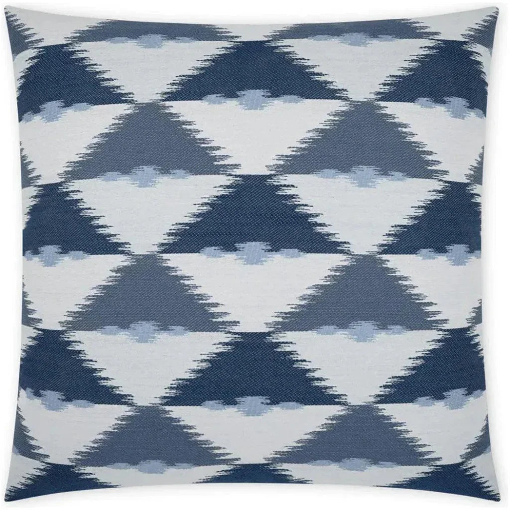 Outdoor Duality Pillow - Indigo-Outdoor Pillows-D.V. Kap-LOOMLAN