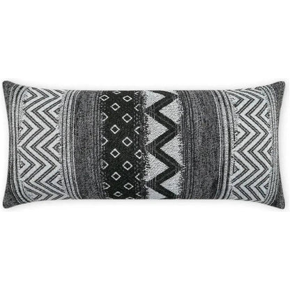 Outdoor Embolden Lumbar Pillow - Charcoal-Outdoor Pillows-D.V. Kap-LOOMLAN