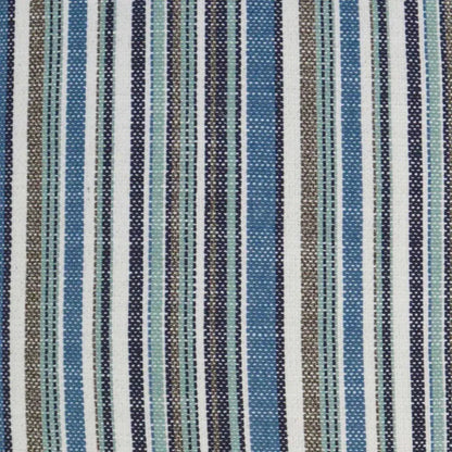 Outdoor Fancy Stripe Pillow - Navy-Outdoor Pillows-D.V. Kap-LOOMLAN