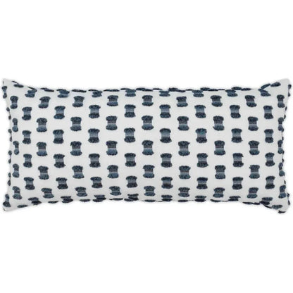 Outdoor Fifi Lumbar Pillow - Indigo-Outdoor Pillows-D.V. Kap-LOOMLAN