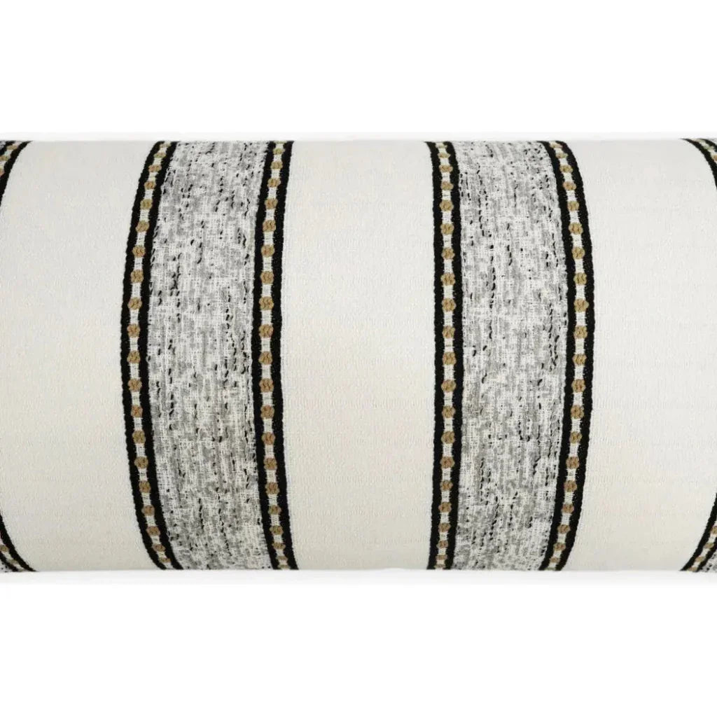 Outdoor Gilner Lumbar Pillow - Stone-Outdoor Pillows-D.V. Kap-LOOMLAN