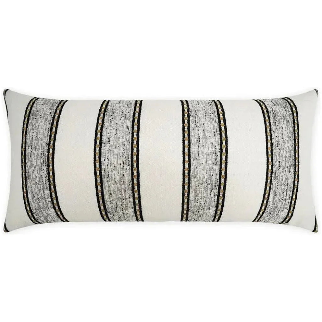Outdoor Gilner Lumbar Pillow - Stone-Outdoor Pillows-D.V. Kap-LOOMLAN