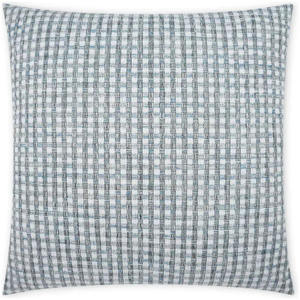 Outdoor Heart Stone Pillow - Blue-Outdoor Pillows-D.V. Kap-LOOMLAN
