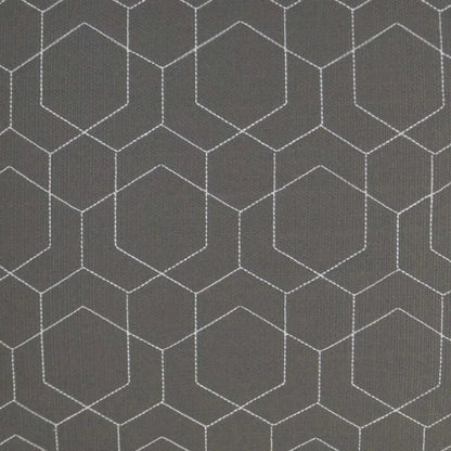 Outdoor Hex Quilt Lumbar Pillow - Grey-Outdoor Pillows-D.V. Kap-LOOMLAN