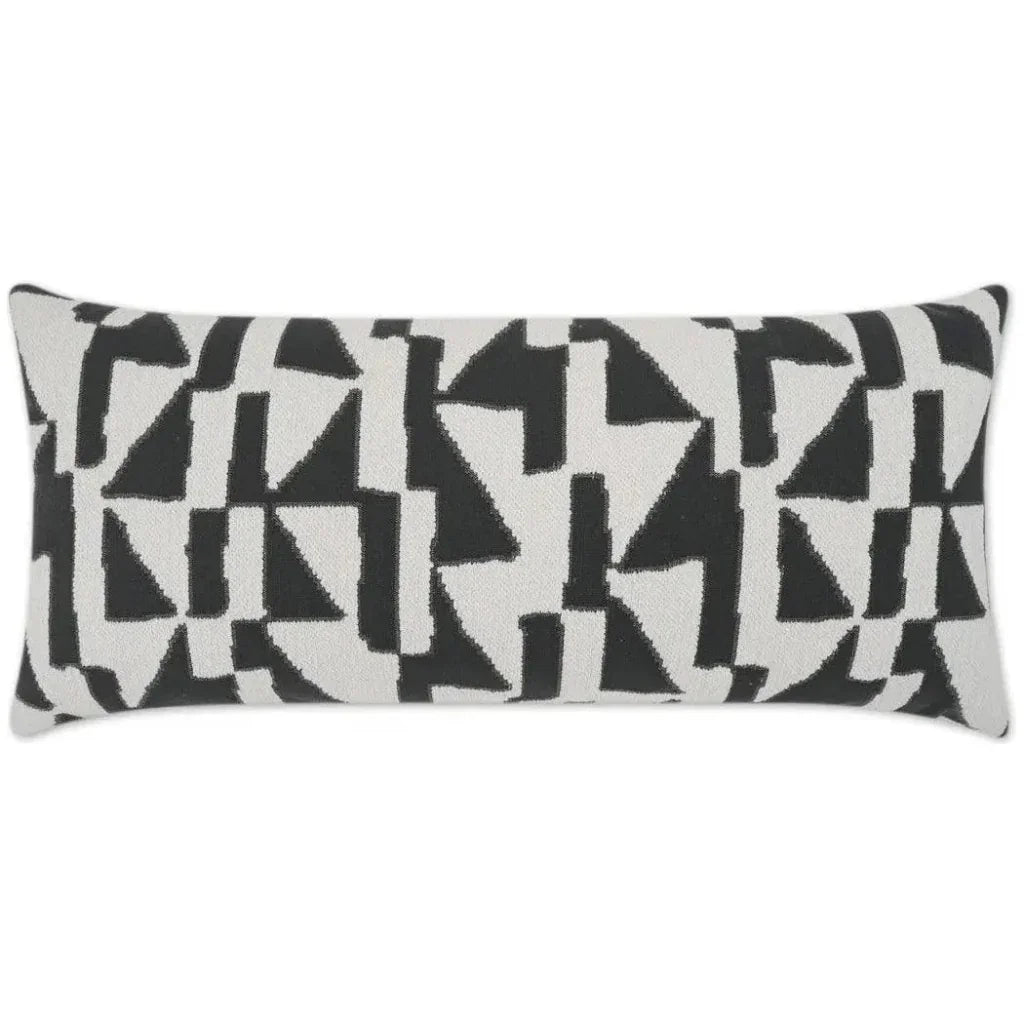 Outdoor Imka Lumbar Pillow - Grey-Outdoor Pillows-D.V. Kap-LOOMLAN