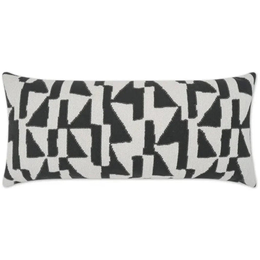 Outdoor Imka Lumbar Pillow - Grey-Outdoor Pillows-D.V. Kap-LOOMLAN