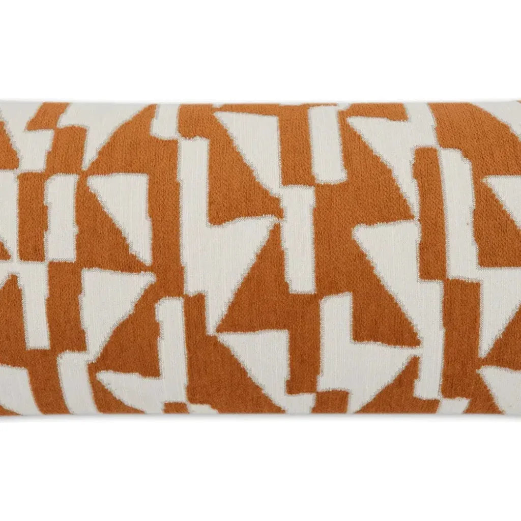 Outdoor Imka Lumbar Pillow - Orange-Outdoor Pillows-D.V. Kap-LOOMLAN