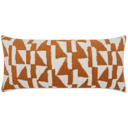 Outdoor Imka Lumbar Pillow - Orange-Outdoor Pillows-D.V. Kap-LOOMLAN
