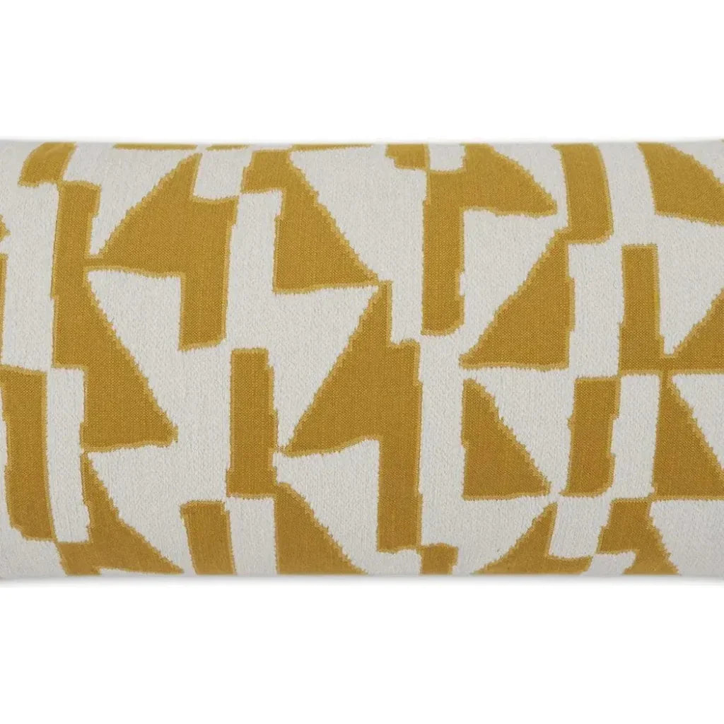 Outdoor Imka Lumbar Pillow - Yellow-Outdoor Pillows-D.V. Kap-LOOMLAN
