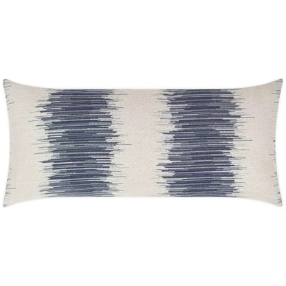 Outdoor Impromptu Lumbar Pillow - Indigo-Outdoor Pillows-D.V. Kap-LOOMLAN
