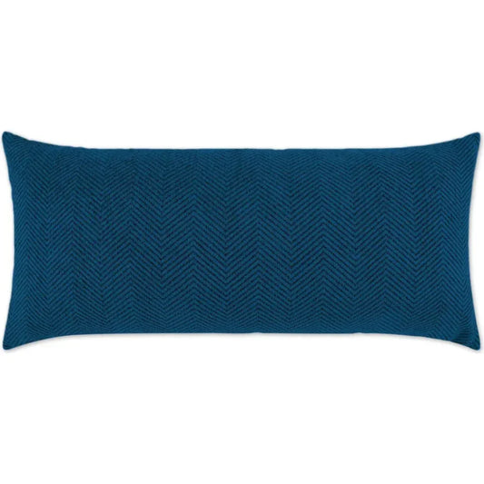 Outdoor Justify Lumbar Pillow - Indigo-Outdoor Pillows-D.V. Kap-LOOMLAN
