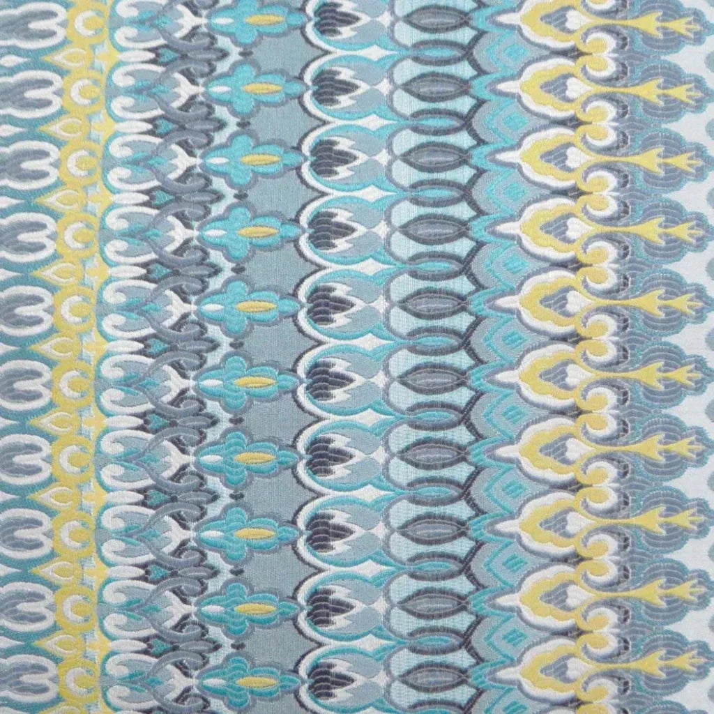 Outdoor Kanthum Lumbar Pillow - Turquoise-Outdoor Pillows-D.V. Kap-LOOMLAN