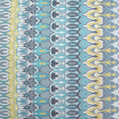 Outdoor Kanthum Lumbar Pillow - Turquoise-Outdoor Pillows-D.V. Kap-LOOMLAN