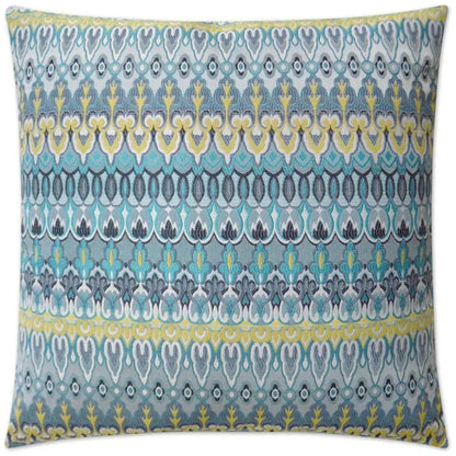 Outdoor Kanthum Pillow - Turquoise-Outdoor Pillows-D.V. Kap-LOOMLAN