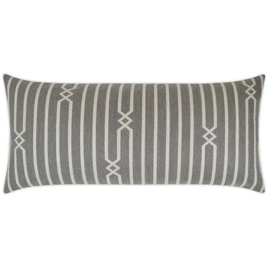 Outdoor Kitri Lumbar Pillow - Stone-Outdoor Pillows-D.V. Kap-LOOMLAN
