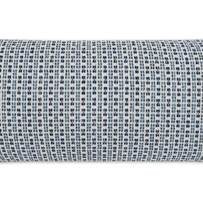 Outdoor Kittery Lumbar Pillow - Blue-Outdoor Pillows-D.V. Kap-LOOMLAN