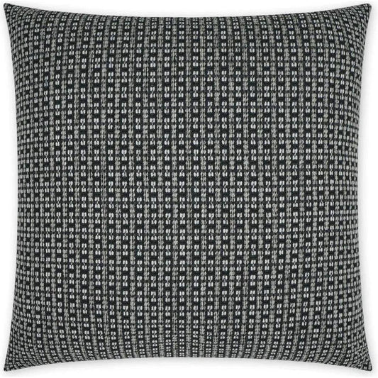 Outdoor Kittery Pillow - Ebony-Outdoor Pillows-D.V. Kap-LOOMLAN