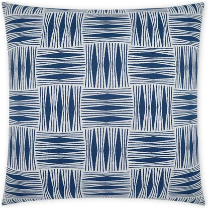 Outdoor Kizomba Pillow - Blue-Outdoor Pillows-D.V. Kap-LOOMLAN