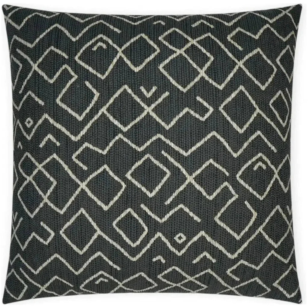 Outdoor Kraken Pillow - Charcoal-Outdoor Pillows-D.V. Kap-LOOMLAN